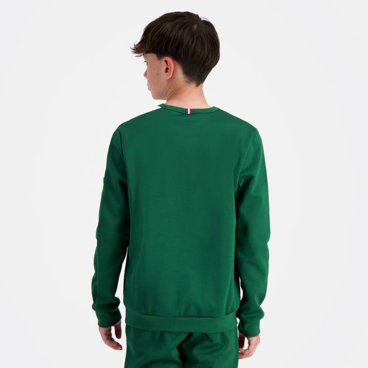 Clothing HVDBF392 Children Le Coq Sportif Sweatshirt Green