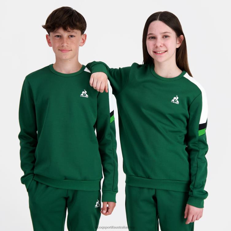 Clothing HVDBF392 Children Le Coq Sportif Sweatshirt Green