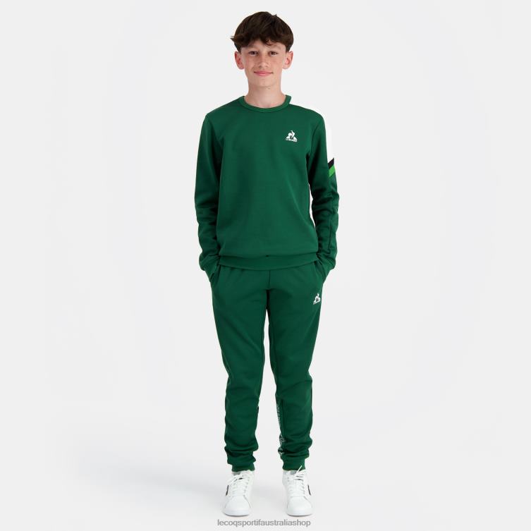Clothing HVDBF392 Children Le Coq Sportif Sweatshirt Green