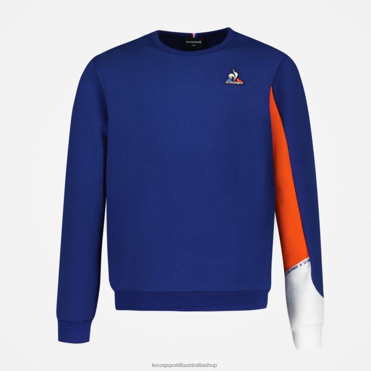 Clothing HVDBF648 Children Le Coq Sportif Sweatshirt Blue