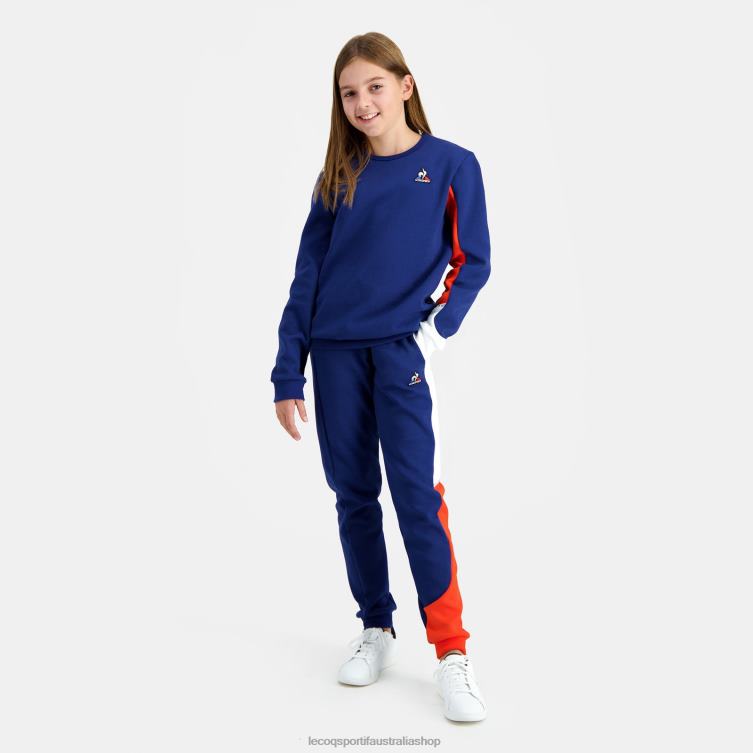 Clothing HVDBF648 Children Le Coq Sportif Sweatshirt Blue