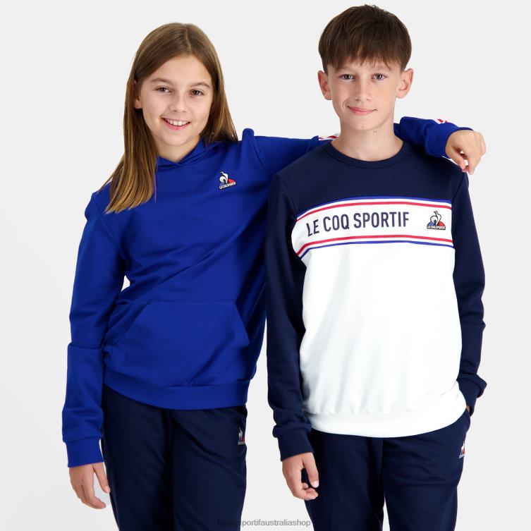 Clothing HVDBF654 Children Le Coq Sportif Sweatshirt Blue