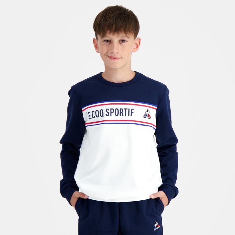 Clothing HVDBF654 Children Le Coq Sportif Sweatshirt Blue