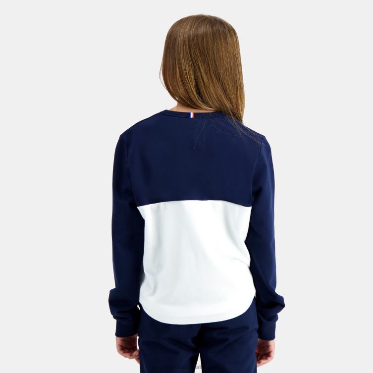 Clothing HVDBF654 Children Le Coq Sportif Sweatshirt Blue