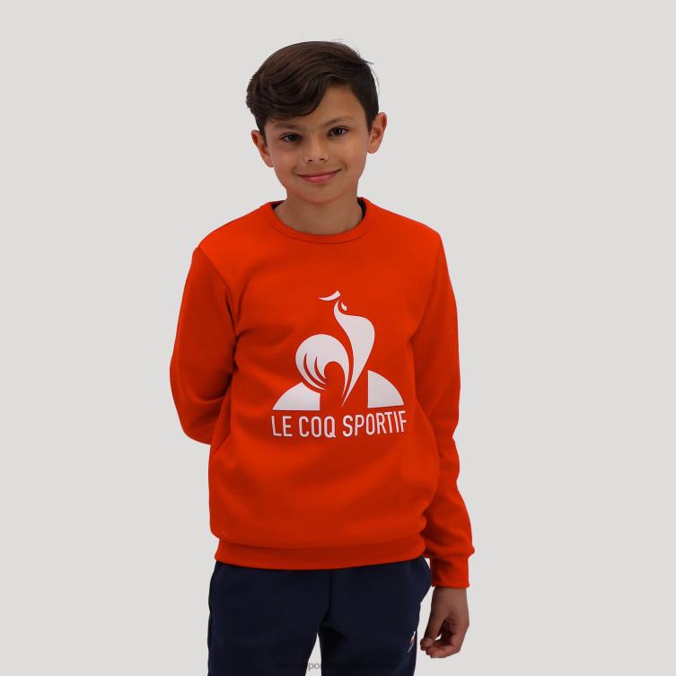 Clothing HVDBF659 Children Le Coq Sportif Sweatshirt Red