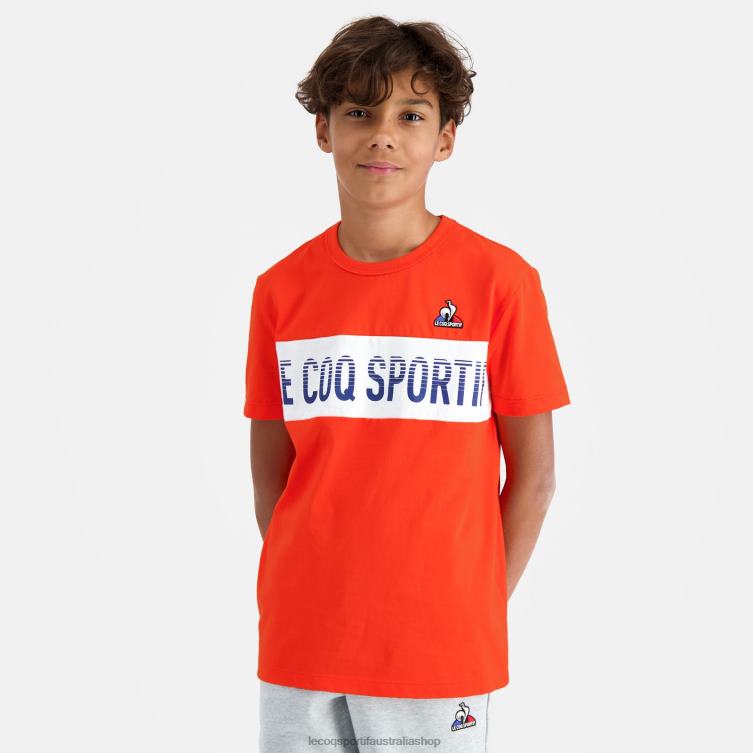 Clothing HVDBF645 Children Le Coq Sportif T-Shirt Multicoloured