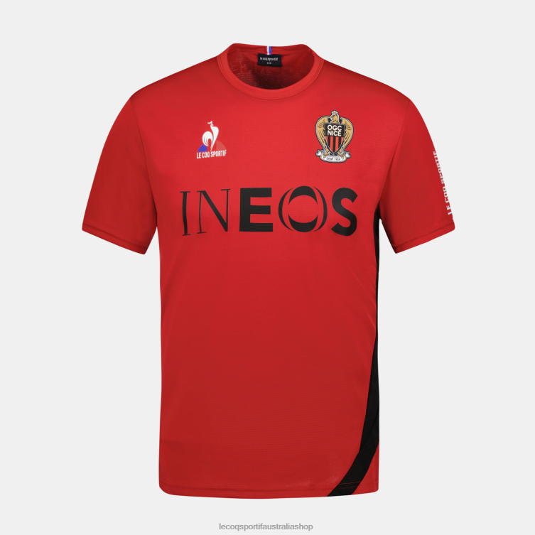 Clothing HVDBF698 Children Le Coq Sportif Jersey Red