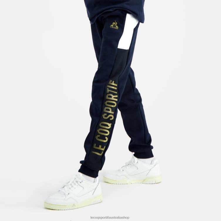 Clothing HVDBF637 Children Le Coq Sportif Trousers Blue