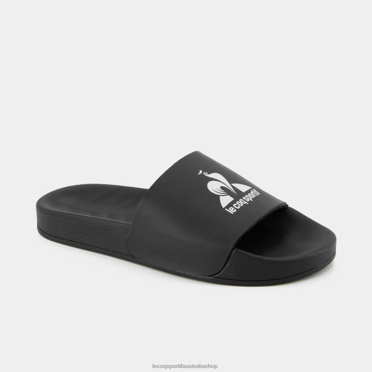 Shoes HVDBF426 Children Le Coq Sportif Slides Made In France Black