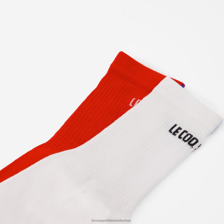 Accessories HVDBF294 Men Le Coq Sportif Socks White