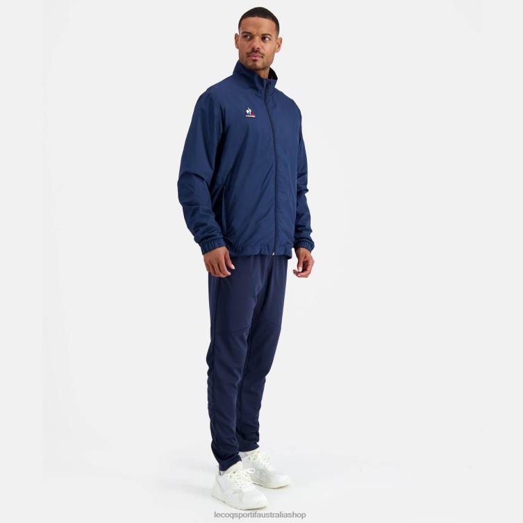 Clothing HVDBF121 Men Le Coq Sportif Jacket Blue