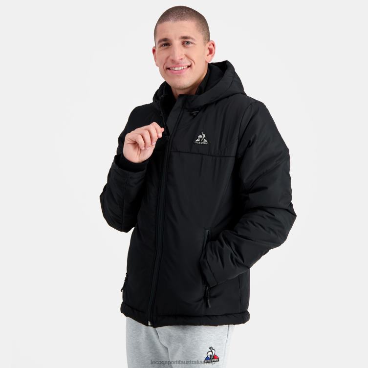 Clothing HVDBF480 Men Le Coq Sportif Jacket Black