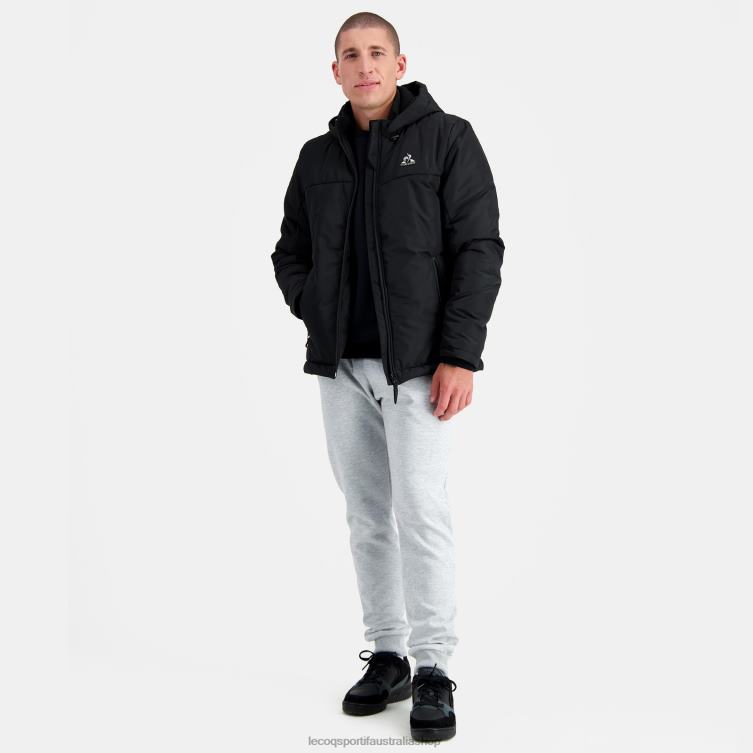 Clothing HVDBF480 Men Le Coq Sportif Jacket Black