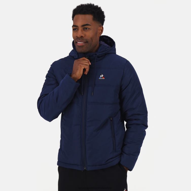 Clothing HVDBF482 Men Le Coq Sportif Jacket Blue