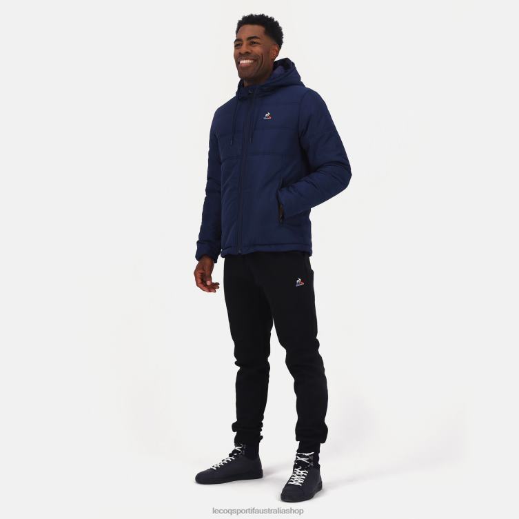 Clothing HVDBF482 Men Le Coq Sportif Jacket Blue