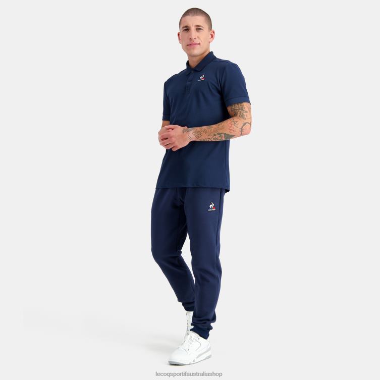 Clothing HVDBF123 Men Le Coq Sportif Polo Blue