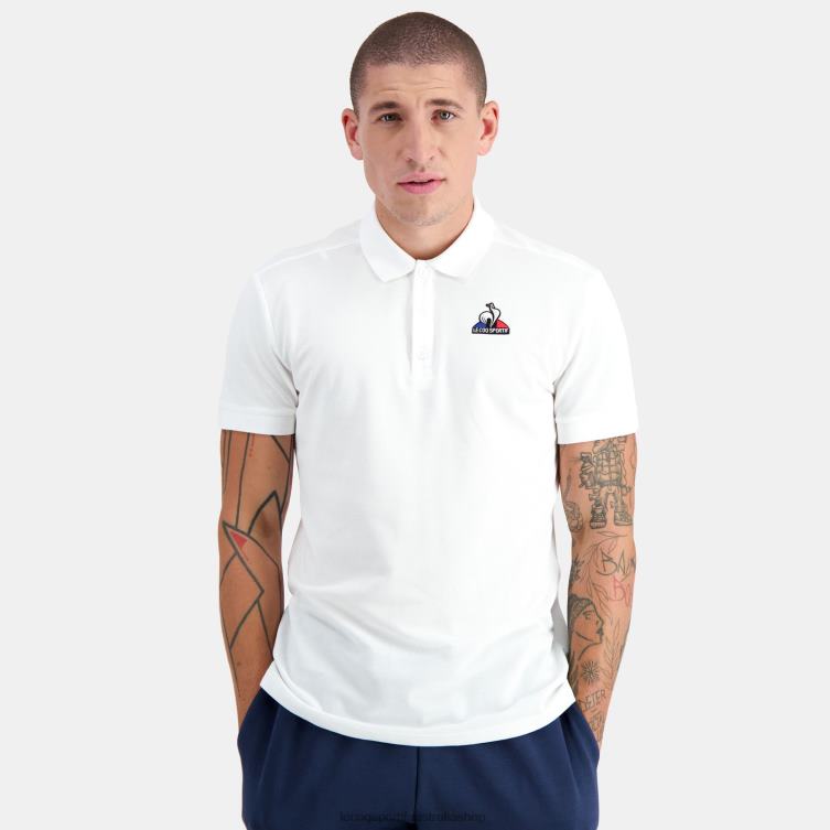 Clothing HVDBF124 Men Le Coq Sportif Polo White