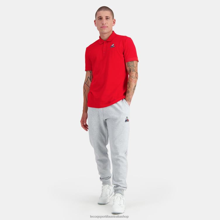 Clothing HVDBF126 Men Le Coq Sportif Polo Red
