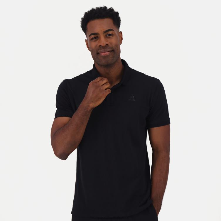 Clothing HVDBF129 Men Le Coq Sportif Polo Black