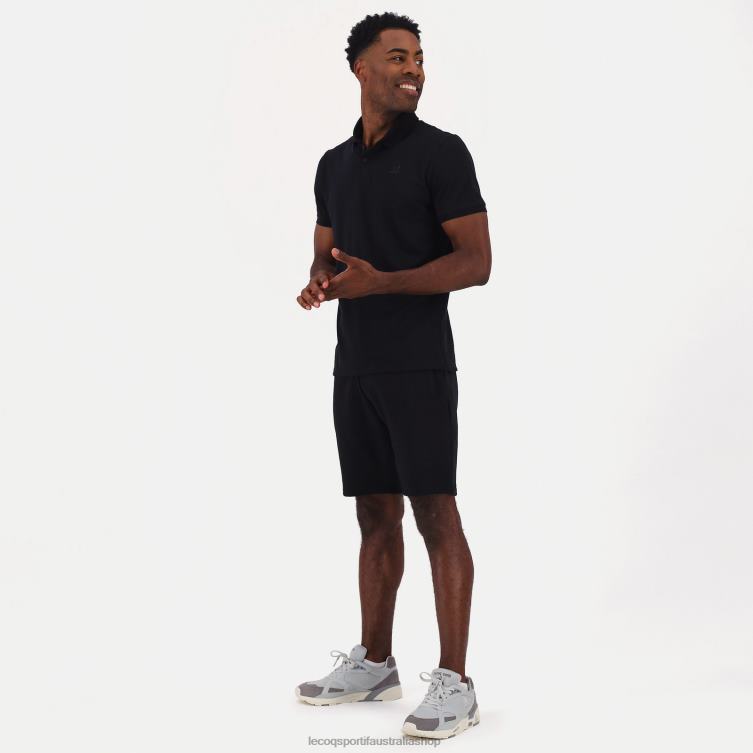 Clothing HVDBF129 Men Le Coq Sportif Polo Black