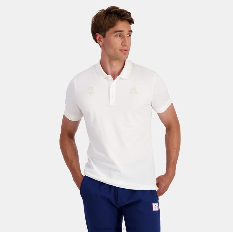 Clothing HVDBF130 Men Le Coq Sportif Polo White