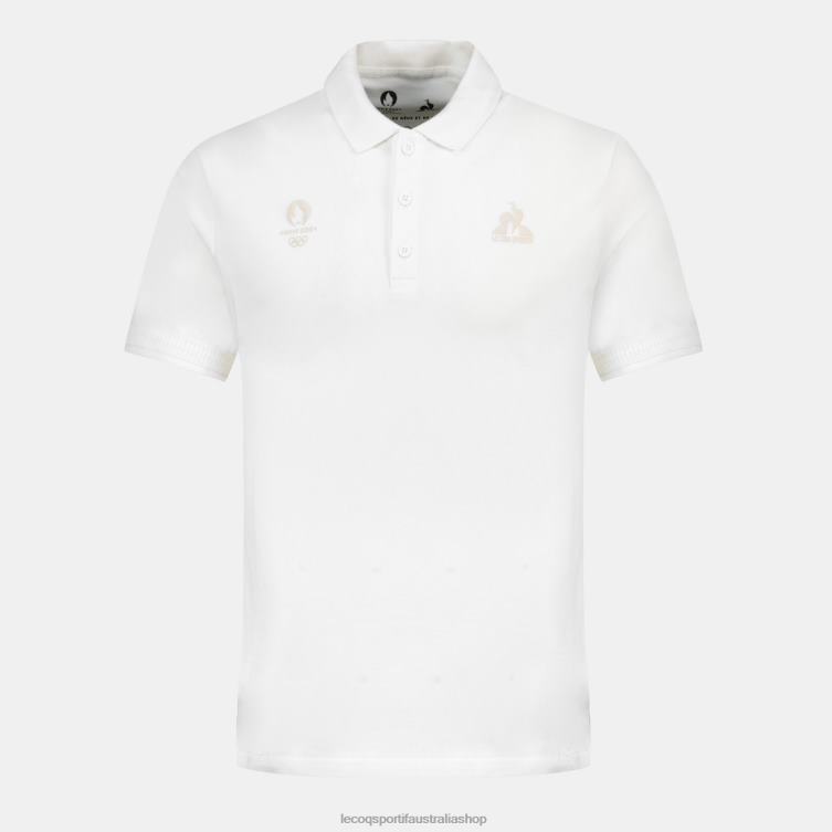 Clothing HVDBF130 Men Le Coq Sportif Polo White
