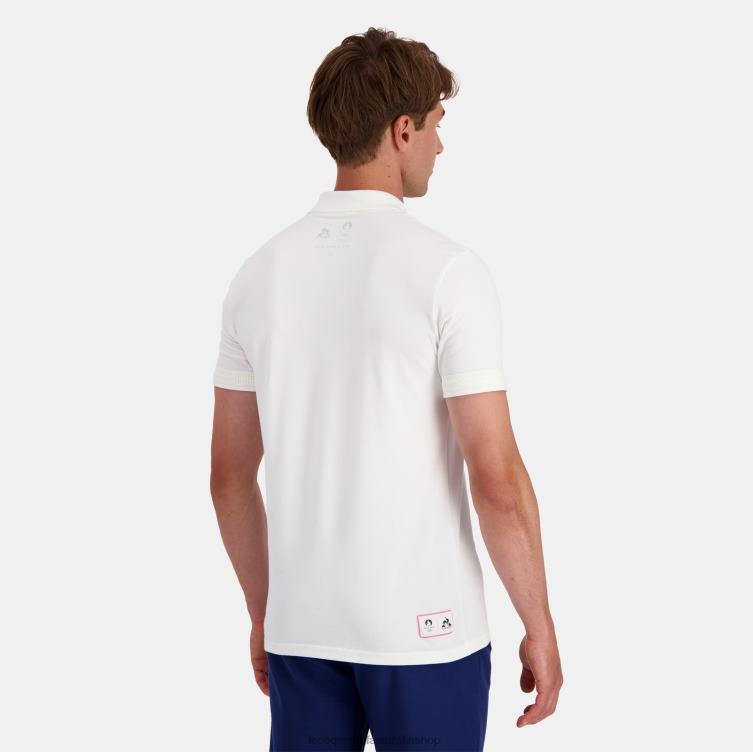 Clothing HVDBF130 Men Le Coq Sportif Polo White