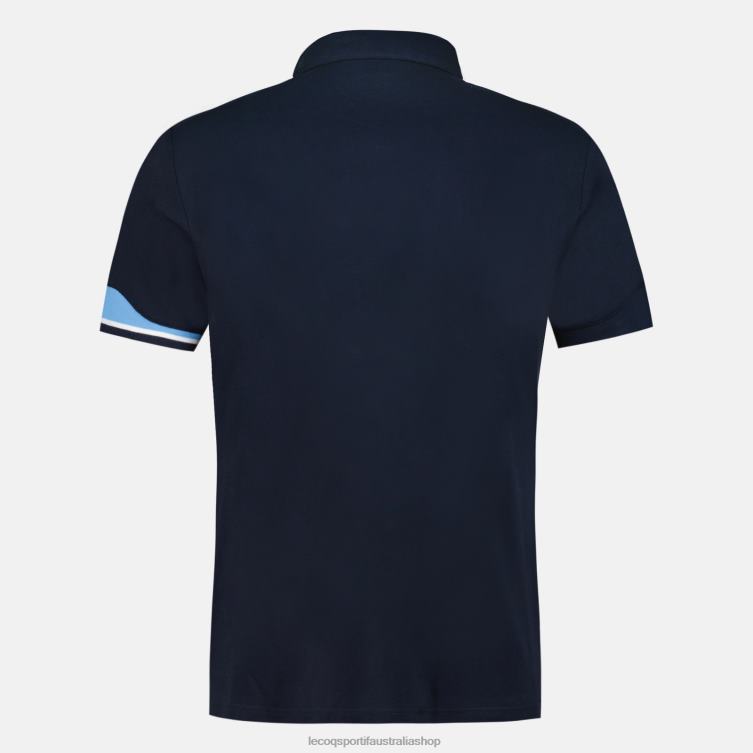Clothing HVDBF132 Men Le Coq Sportif Polo Blue