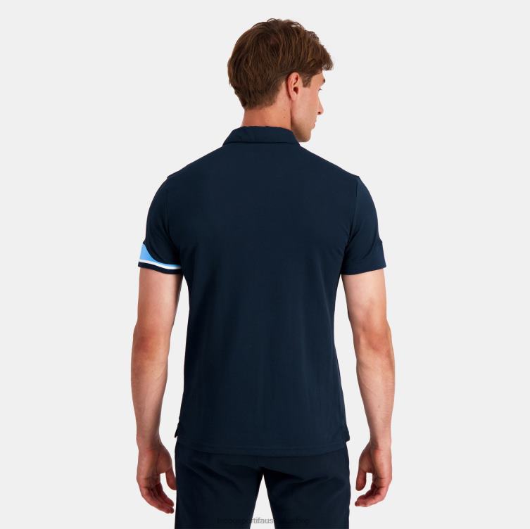 Clothing HVDBF132 Men Le Coq Sportif Polo Blue