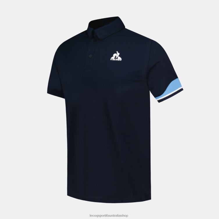 Clothing HVDBF132 Men Le Coq Sportif Polo Blue