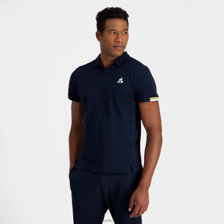 Clothing HVDBF133 Men Le Coq Sportif Polo Blue