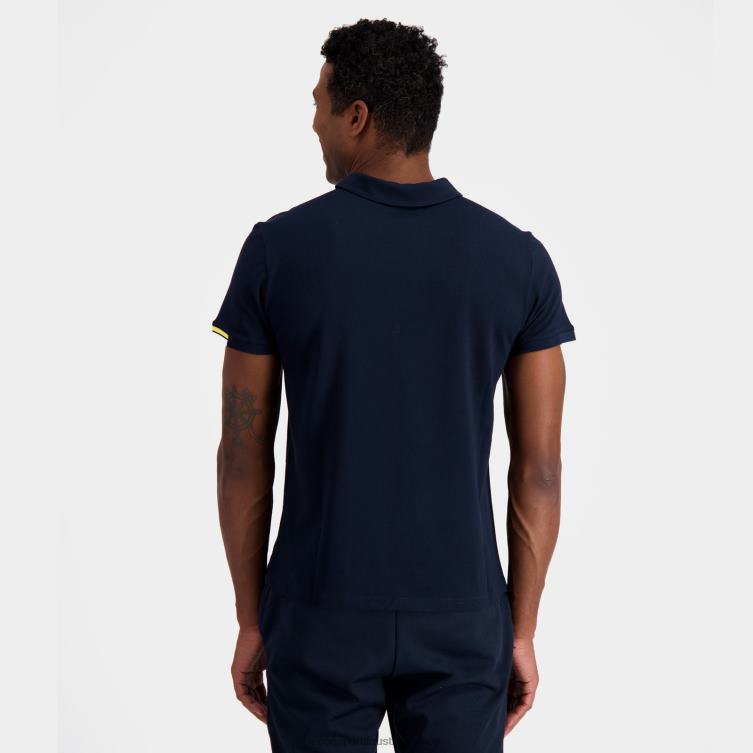 Clothing HVDBF133 Men Le Coq Sportif Polo Blue