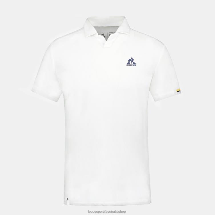 Clothing HVDBF134 Men Le Coq Sportif Polo White