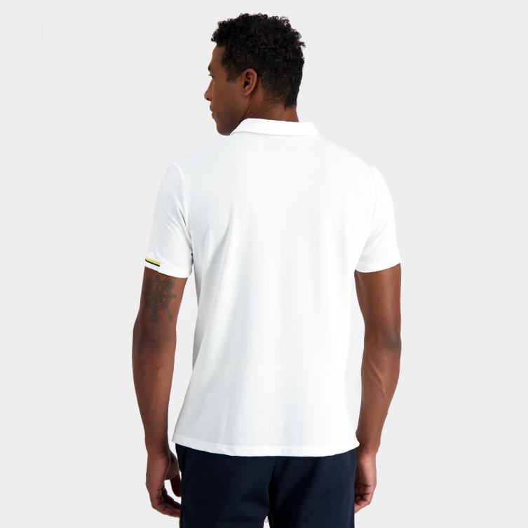 Clothing HVDBF134 Men Le Coq Sportif Polo White