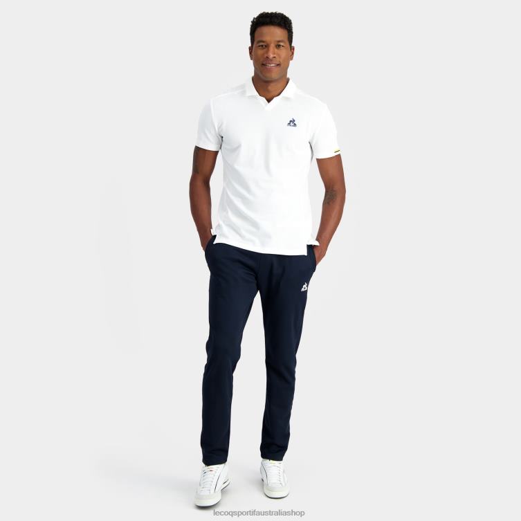 Clothing HVDBF134 Men Le Coq Sportif Polo White