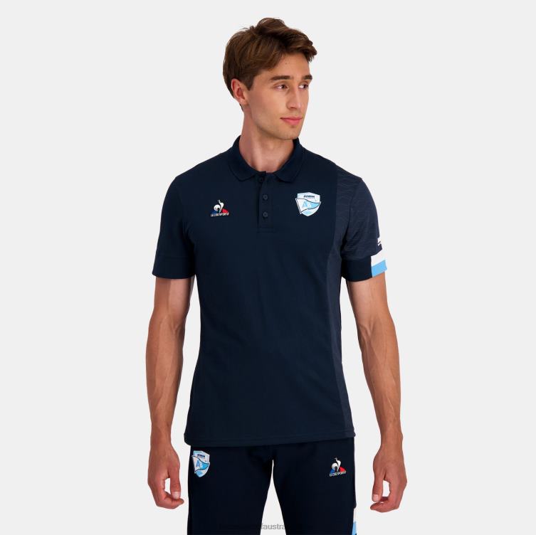 Clothing HVDBF135 Men Le Coq Sportif Polo Blue