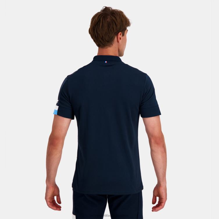Clothing HVDBF135 Men Le Coq Sportif Polo Blue