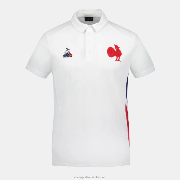 Clothing HVDBF137 Men Le Coq Sportif Polo White