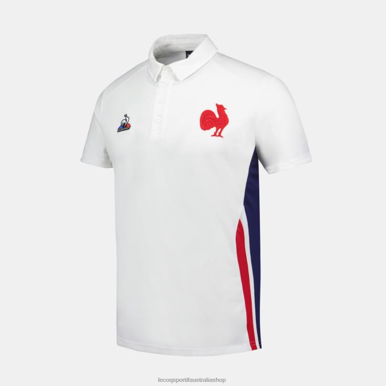 Clothing HVDBF137 Men Le Coq Sportif Polo White