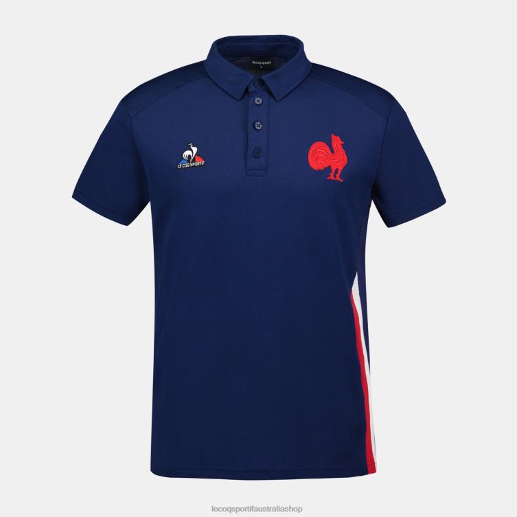 Clothing HVDBF138 Men Le Coq Sportif Polo Blue