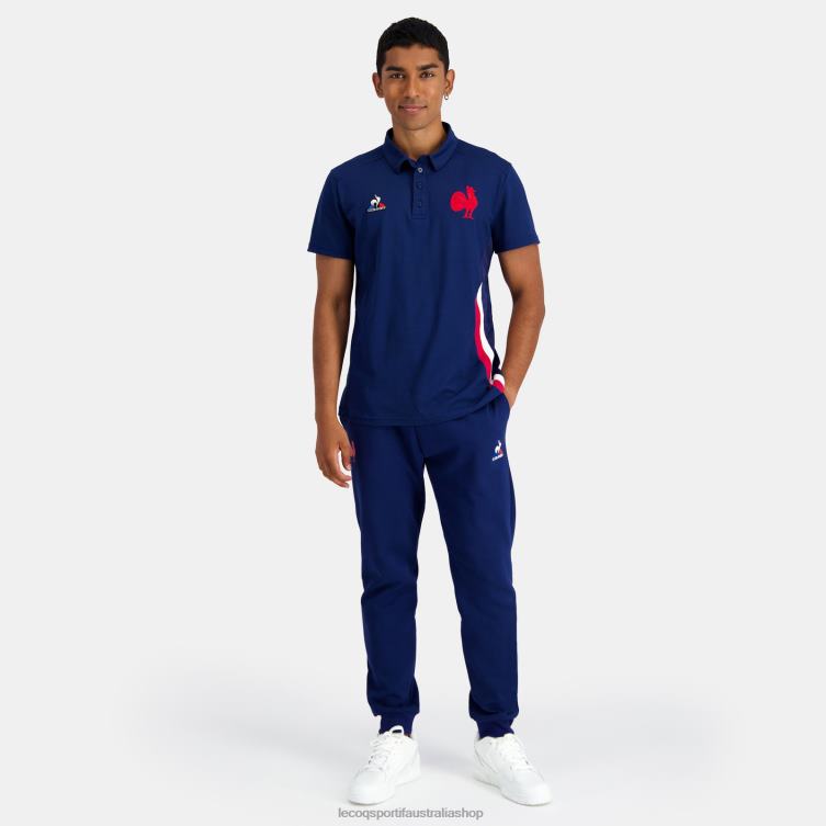 Clothing HVDBF138 Men Le Coq Sportif Polo Blue