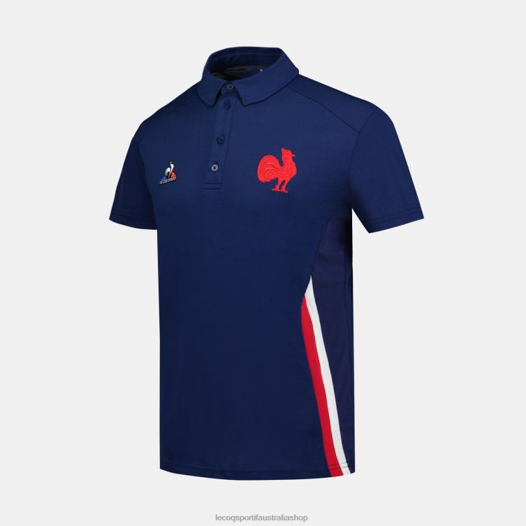 Clothing HVDBF138 Men Le Coq Sportif Polo Blue