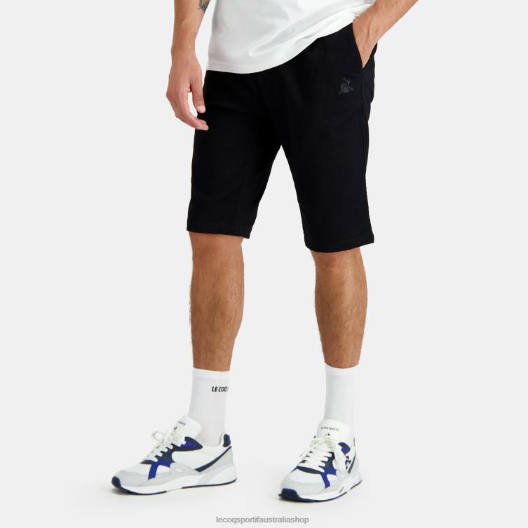 Clothing HVDBF243 Men Le Coq Sportif Shorts Black