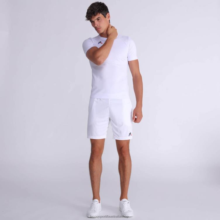 Clothing HVDBF514 Men Le Coq Sportif Shorts White