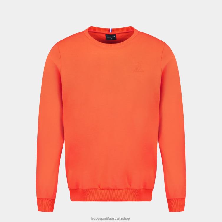 Clothing HVDBF14 Men Le Coq Sportif Sweatshirt Orange