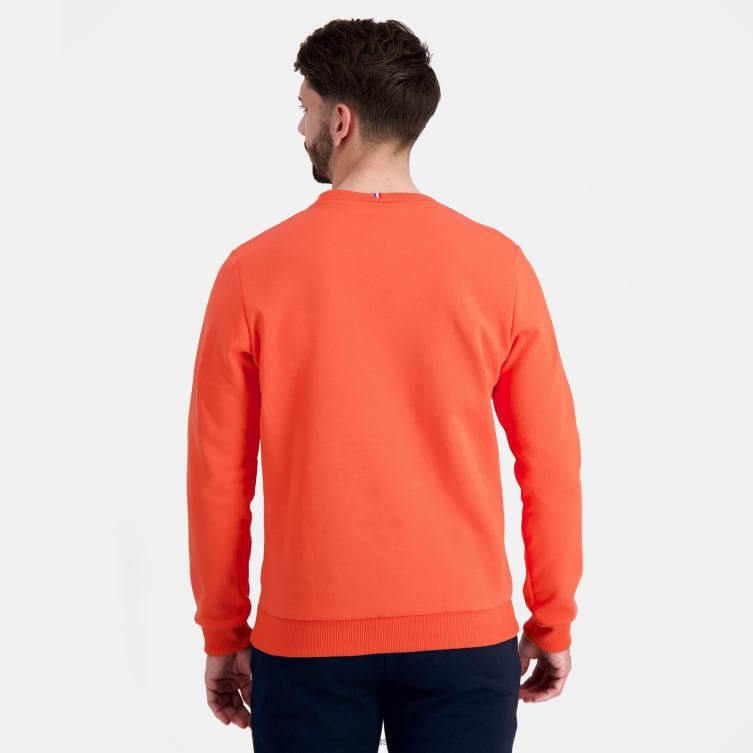 Clothing HVDBF14 Men Le Coq Sportif Sweatshirt Orange