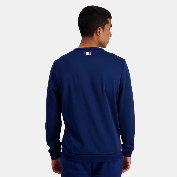 Clothing HVDBF38 Men Le Coq Sportif Sweatshirt Blue