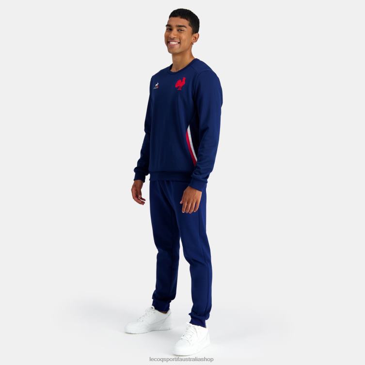 Clothing HVDBF38 Men Le Coq Sportif Sweatshirt Blue