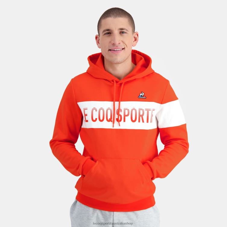 Clothing HVDBF437 Men Le Coq Sportif Hooded Sweatshirt Multicoloured