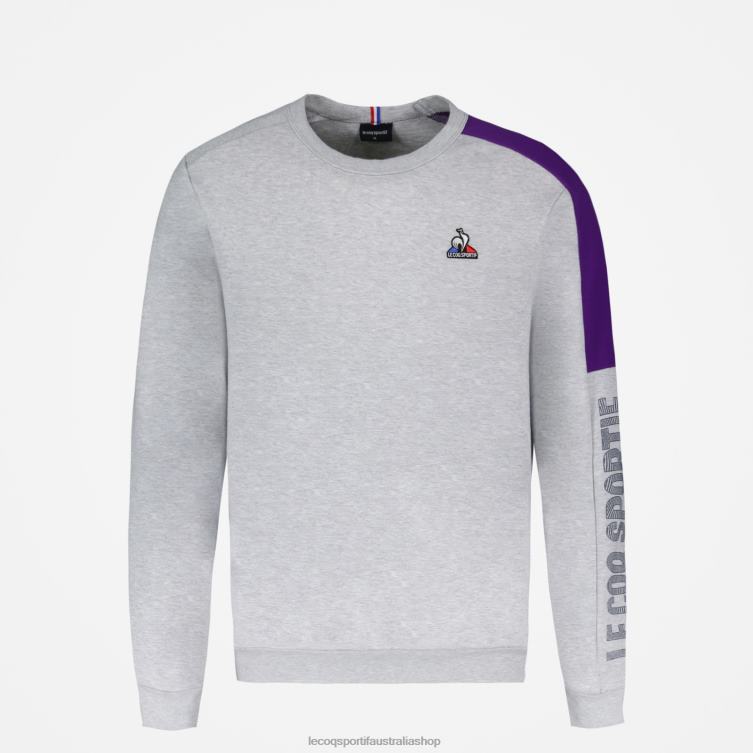 Clothing HVDBF443 Men Le Coq Sportif Sweatshirt Grey